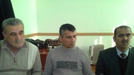 Аз чап ба рост: Табаров, Қудратов ва Зокиров